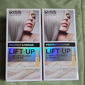 KISS Colors & Care Lift Up Protect & Repair Complete Bleach & Serum Kit